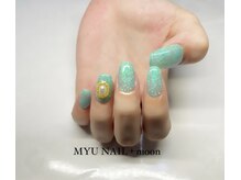 ミューネイル プラスムーン 桜本町店(MYU NAIL +moon)/ラメワンカラー