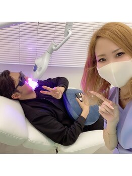 ホワイトニングルーム 横浜店(Whitening Room)/痛みが無いので寝てるだけです！
