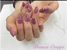 ビアンカ ネイルサロン 大宮店(Bianca)/ミラーラインでゴージャスに☆