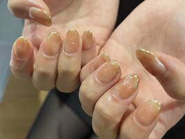 カフェネイル、先端ミラー