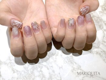 ネイルサロン マリキータ(MARIQUITA)/晩夏/夏ネイル/花火