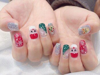 ラッキー 渋谷店(Lucky)/クリスマスネイル