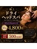 【ドライヘッドスパ】プレミアムコース45分
