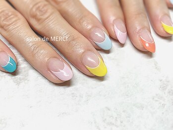サロン ド メルシー(Salon de MERCI)/カラーフレンチ☆