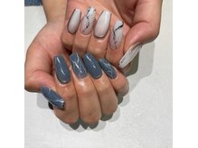 ラウンジ渋谷 本店(RounGe SHIBUYA)/大理石ネイル