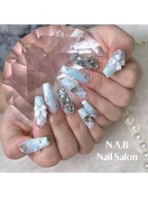 エヌエービー(N.A.B.)/ギンガムチェックネイル