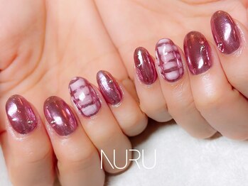 ヌル ネイル 新宿(NURU NAIL)/個性派/ミラーネイル/韓国
