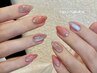 ガーリー定額デザイン20種類■韓国＆ワンホン風ネイル 7500円