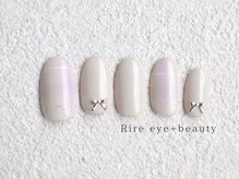 リール アイプラスビューティー(Rire eye + beauty)/チェック柄75分コースホワイト