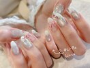 メロンソーダクリームネイル
