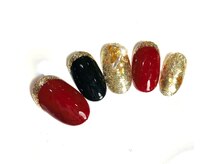 エトワール 大垣店(Etoile)/逆ラメフレンチ