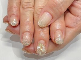 パールビジューネイル☆