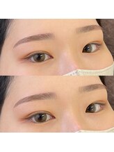 ビューステージ アイブロウサロン 博多/平行アーチ眉♪