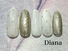 ディアナ ひたちなか高場店(DIANA)/定額ネイル　6600円　B-89