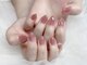 アリスビューティーサロン(ALICE BEAUTY SALON)の写真/【ワンカラー/ラメグラ¥3980】シンプルで"なちゅらる可愛い"指先へ【マグネットorフラッシュネイル¥4480】