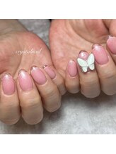 クリスタルネイル ゆめタウン博多店(CRYSTAL NAIL)/クリアフレンチネイル★