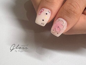 ネイルグロス 梅田茶屋町店(NAIL Gloss)/アート2本コース初回¥7700