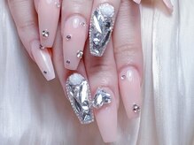 シーアンドビーネイル(C&B Nail)/持ち込みデザインチップ長さだし