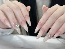 ブイピーネイル 新大久保(VP nail)/長さ出し　ワンカラ　1個500円