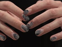 フィロンネイル 本町店(filonnail)/持込90分：ブルーニュアンス