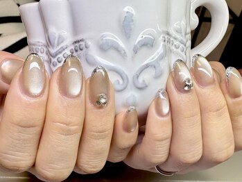 キミネイル(Kimi nail)/キラキラフレンチ