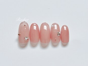 ネイルサロンリシェ 烏丸御池(Recher)/ビジューのデザイン