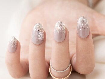 エムスラッシュ センター南(M.SLASH)/雪の結晶ネイル