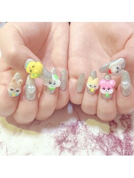 ミニョン(Minyon)/I’veネイル/手作り3Dパーツ