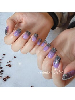 ネイルサロン ジュリエット(Nailsalon Juliet)/ベースありラメグラ