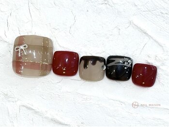 ネイルメゾン 池袋店(NAIL MAISON)/バレンタインフット¥11000