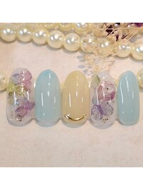 季節限定☆紫陽花アート