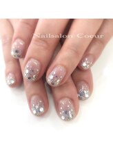 ネイルサロン クール(Nailsalon Coeur)/キラキラホログラム