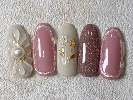 ぷっくりフラワーアート