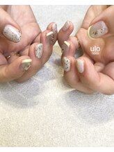 ウロネイルズ(ulo nails)/春色フレンチと立体デザイン