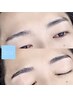 [メンズ美眉毛デザインpuls]眉毛wax＆眉毛パーマで眉毛の癖を改善♪¥5400