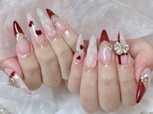 ティティネイルバー(T.T Nail Bar)/チップ長さ出しフレンチネイル
