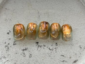 アオフクオカ(ao. Fukuoka)/奥行きブラウンネイル