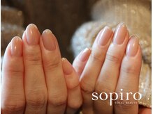 ネイルトータルビューティー ソピーロ(sopiro)/シンプルネイル