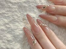 ナユキネイル 渋谷店(NA.YUKI NAIL)/秋冬ネイル　エレガントデザイン