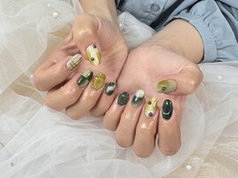 お好きな色が詰まったデザイン