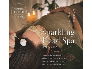 ソマリ(SOMALI)の写真/夏限定!パチパチ爽快♪炭酸ヘッドスパで頭皮も気分もリフレッシュ