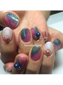 サニーサイドアップ ネイル(Sunny SideUp nail)/clear color autumn
