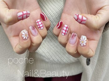ア―ジュポシェフリル 天神西通り店(age poche Frill)/フラワーネイル