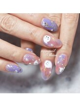 たゆ ネイル(たゆnail)/2023年ハロウィンネイルデザイン