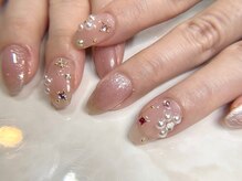 プリモ(PRIMO)/春のキラキラネイル　パラジェル