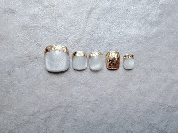 ホワイトマグ×ガラスフレンチ