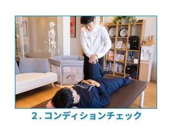 コアトリム ステーション 広尾店/身体のコンディションをチェック