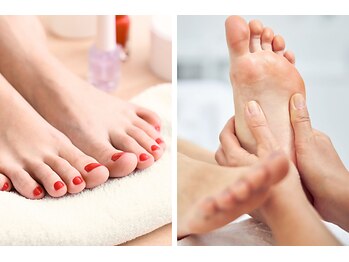 ギンザボニー 銀座本店(GINZA Bonny)の写真/〈素足の季節準備に〉ガサガサ卒業!大人の身だしなみ足裏角質ケア×FOOTネイルで足元まで抜かりなく美しく