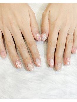 キュント(Qun’t)/桜ホログラムの定額デザイン