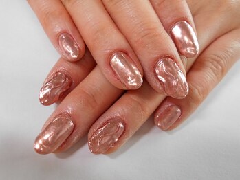 ネイルサロン グレイス(Grace)/ピンクゴールドミラー